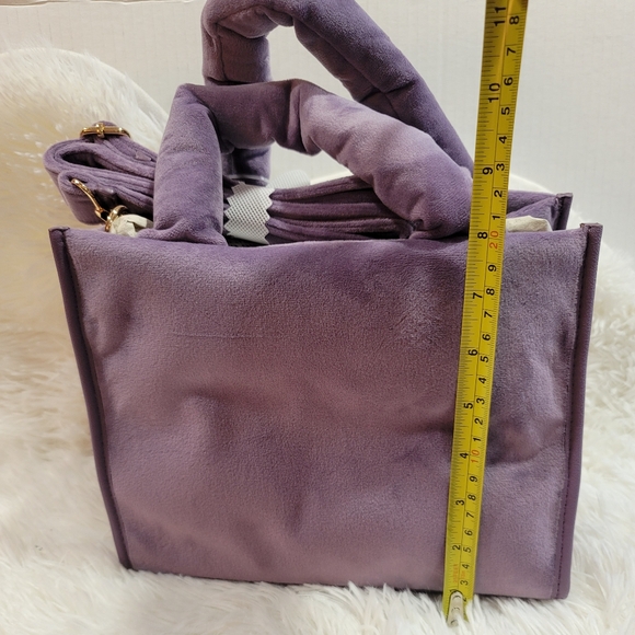 Juicy Couture Dusty Violet Big Spender Mini Tote Brand New With Tags - Picture 5 of 6
